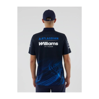 Williams Martini Racing muška polo majica blue official Teamline Replica F1 Team 2026
