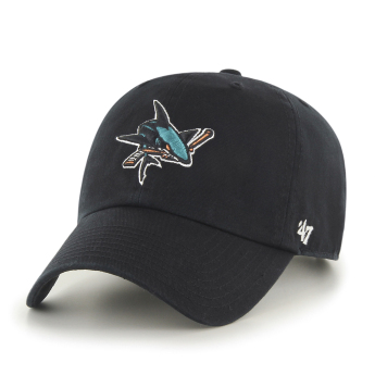 San Jose Sharks kapa za bejzbol Clean Up Sajsha black
