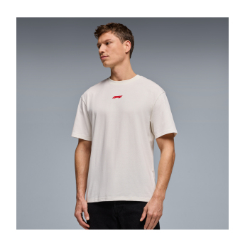 Formule 1 muška majica Racing Line white 2026