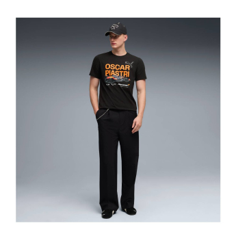 Mclaren Honda muška majica Oscar Piastri black F1 Team 2026