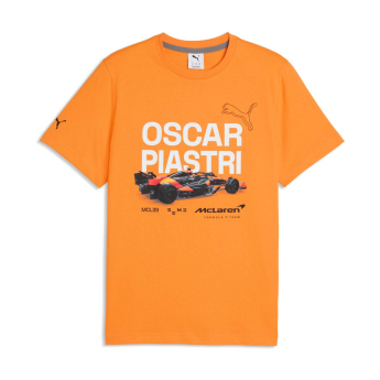 Mclaren Honda muška majica Oscar Piastri orange F1 Team 2026