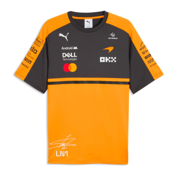 Mclaren Honda muška majica Lando Norris #1 official Teamline Replica F1 Team 2026