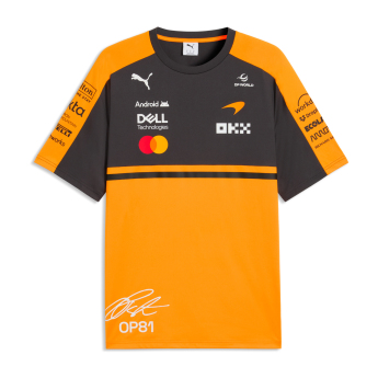 Mclaren Honda muška majica Oscar Piastri #81 official Teamline Replica F1 Team 2026