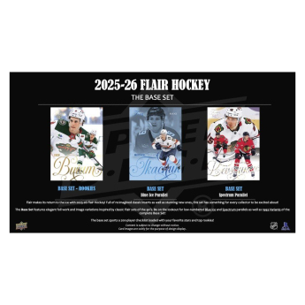 NHL boxovi NHL hokejske karte 2025-26 Upper Deck Flair Hockey Hobby Box