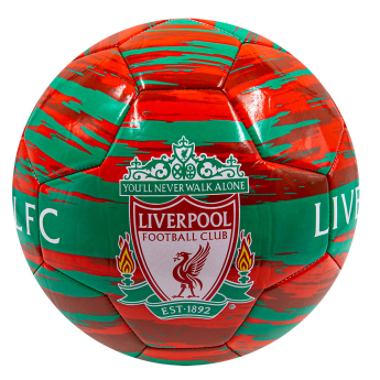 FC Liverpool nogometna lopta Crest turquoise