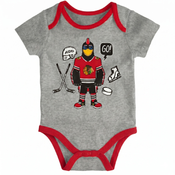 Chicago Blackhawks dječji bodi 3 pcs Triple Clappers Creeper