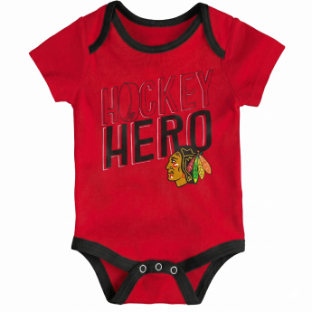Chicago Blackhawks dječji bodi 3 pcs Triple Clappers Creeper