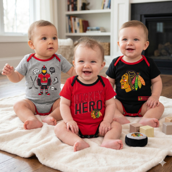 Chicago Blackhawks dječji bodi 3 pcs Triple Clappers Creeper