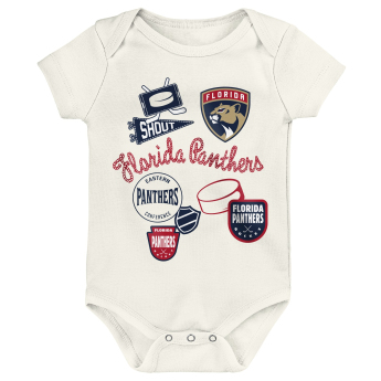 Florida Panthers dječji bodi Littlest Player 3Pk Creeper Se