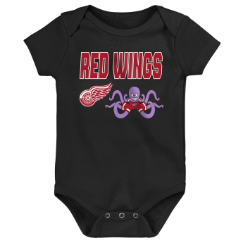 Detroit Red Wings dječji bodi Littlest Player 3Pk Creeper Se