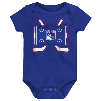 New York Rangers dječji bodi Littlest Player 3Pk Creeper Se