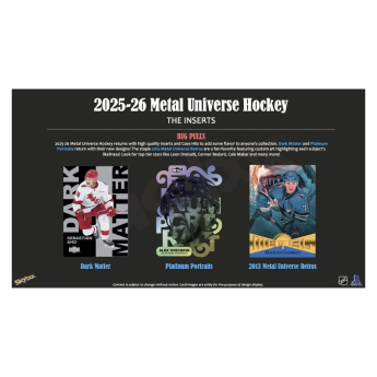 NHL boxovi NHL hokejske karte 2025-26 Upper Deck Skybox Metal Universe Hobby Box