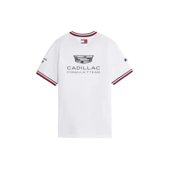 Cadillac F1 muška majica Valtteri Bottas #77 official Teamline Replica white F1 Team 2026