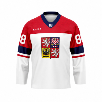 Hokejaške reprezentacije hokejaški dres Czech republic Olymp 2026 David Pastrňák white