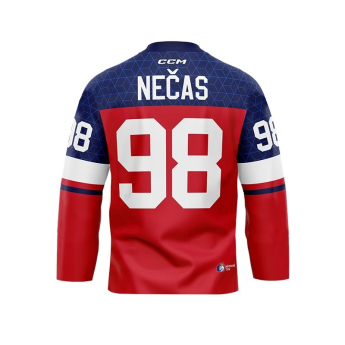 Hokejaške reprezentacije hokejaški dres Czech republic Olymp 2026 Martin Nečas red