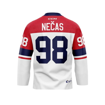 Hokejaške reprezentacije hokejaški dres Czech republic Olymp 2026 Martin Nečas white