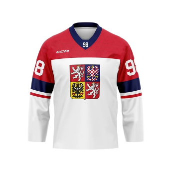 Hokejaške reprezentacije hokejaški dres Czech republic Olymp 2026 Martin Nečas white