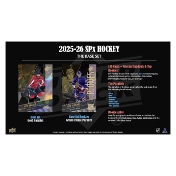 NHL boxovi NHL hokejske karte 2025-26 Upper Deck SPx Hockey Hobby Box