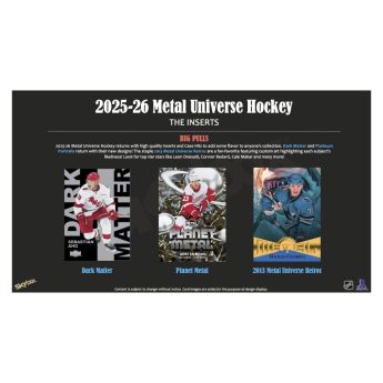 NHL boxovi NHL hokejske karte 2025-26 Upper Deck Skybox Metal Universe Blaster Box