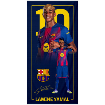 FC Barcelona ručnik Lamine Yamal navy