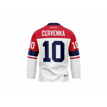 Hokejaške reprezentacije hokejaški dres Roman Červenka #10 CCM Fandres replica 2026 white