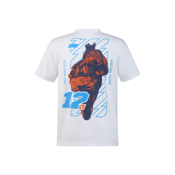 Red Bull KTM muška majica Maverick Vinales #12 white graphic