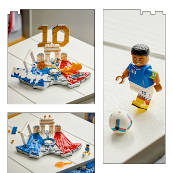 Kylian Mbappé kocke za slaganje Lego Editions 43013