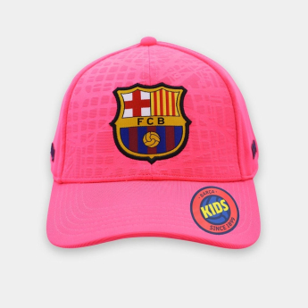 FC Barcelona dječja baseball kapa sa šiltom Barca fucsia
