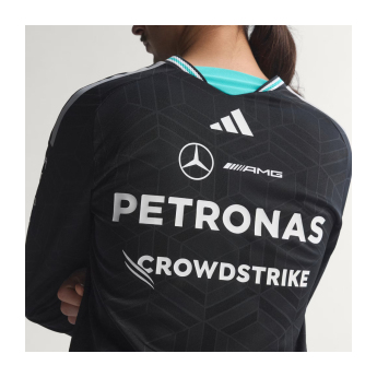 Mercedes AMG Petronas muška majica dugih rukava black official Teamline Replica F1 Team 2026