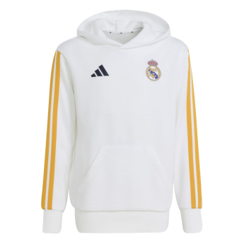 Real Madrid dječja majica s kapuljačom Hoody white