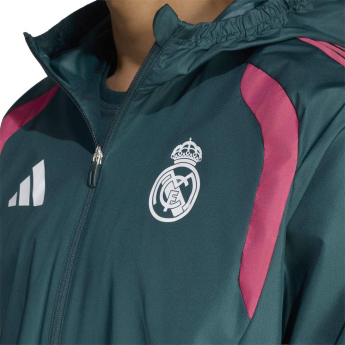 Real Madrid muška jakna s kapuljačom Tiro Allweather aurora