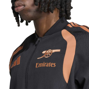FC Arsenal muška jakna s kapuljačom tiro presentation black