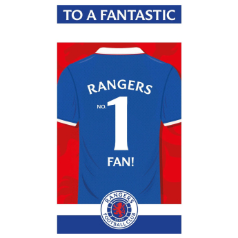 FC Rangers rođendanska čestitka Personalised Birthday Card