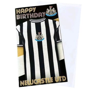 Newcastle United rođendanska čestitka Retro Shirt Birthday Card