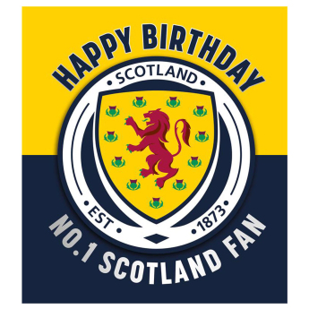 Nogometne reprezentacije rođendanska čestitka Scottish Birthday Card