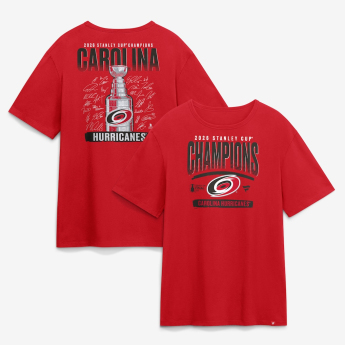 Carolina Hurricanes muška majica NHL 2026 Stanley Cup Champions Signature Roster