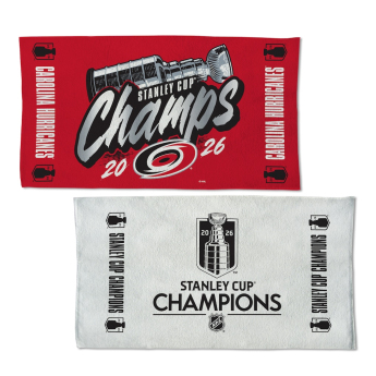 Carolina Hurricanes ručnik NHL 2026 Stanley Cup Champions Locker Room On-Ice Celebration