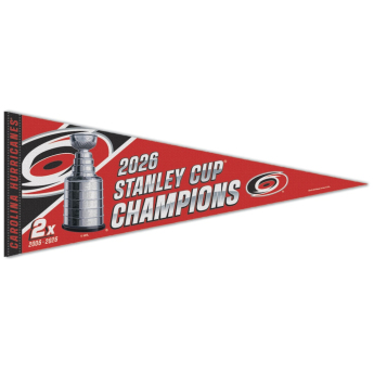 Carolina Hurricanes zastava NHL 2026 Stanley Cup Champions Locker Room On-Ice Premium