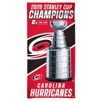 Carolina Hurricanes ručnik NHL 2026 Stanley Cup Champions Spectra