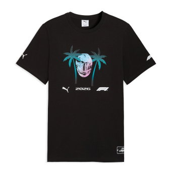 Formule 1 muška majica Miami GP black 2026