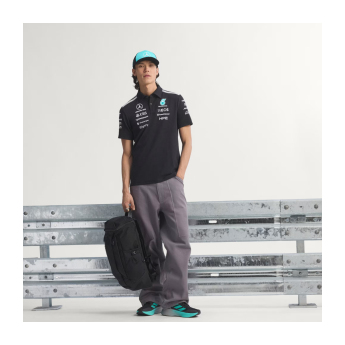 Mercedes AMG Petronas muška polo majica black official Teamline Replica F1 Team 2026