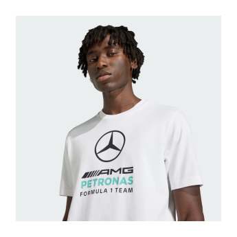 Mercedes AMG Petronas muška majica Large Logo white F1 Team 2026
