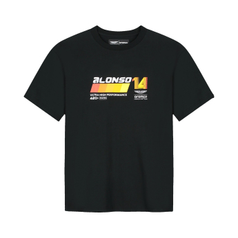 Aston Martin muška majica Fernando Alonso Barcelona black F1 Team 2026