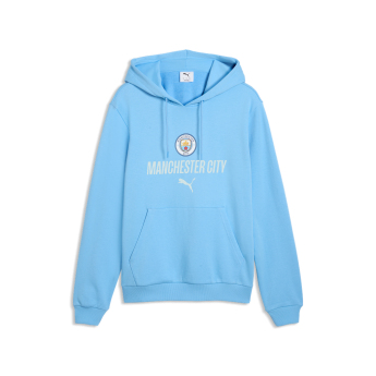 Manchester City muška majica s kapuljačom FtblCulture blue