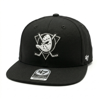 Anaheim Ducks kapa za bejzbol NHL No Shot ’47 CAPTAIN Black/White