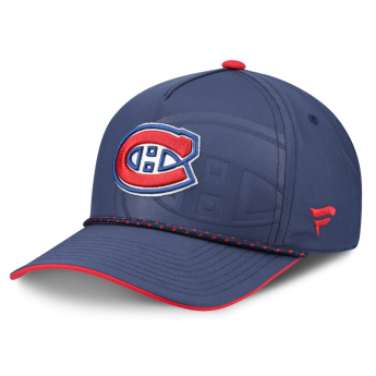 Montreal Canadiens kapa za bejzbol NHL Fanatics Navy On Stage Podium Draft A-Frame Adjustable
