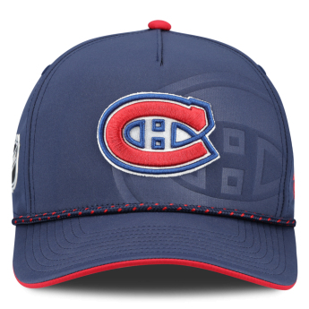 Montreal Canadiens kapa za bejzbol NHL Fanatics Navy On Stage Podium Draft A-Frame Adjustable