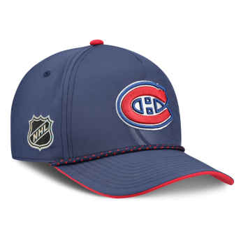 Montreal Canadiens kapa za bejzbol NHL Fanatics Navy On Stage Podium Draft A-Frame Adjustable