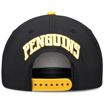 Pittsburgh Penguins kapa za bejzbol NHL Fanatics Black On Stage Podium Draft A-Frame Adjustable