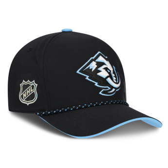 Utah Hockey Club kapa za bejzbol NHL Fanatics Black On Stage Podium Draft A-Frame Adjustable